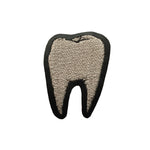 TOOTH #1 small embroidered patch - you choose color