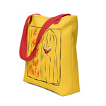 I've Heard About Your Mouth - yellow tote bag