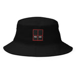 I SEE YOU red - black bucket hat