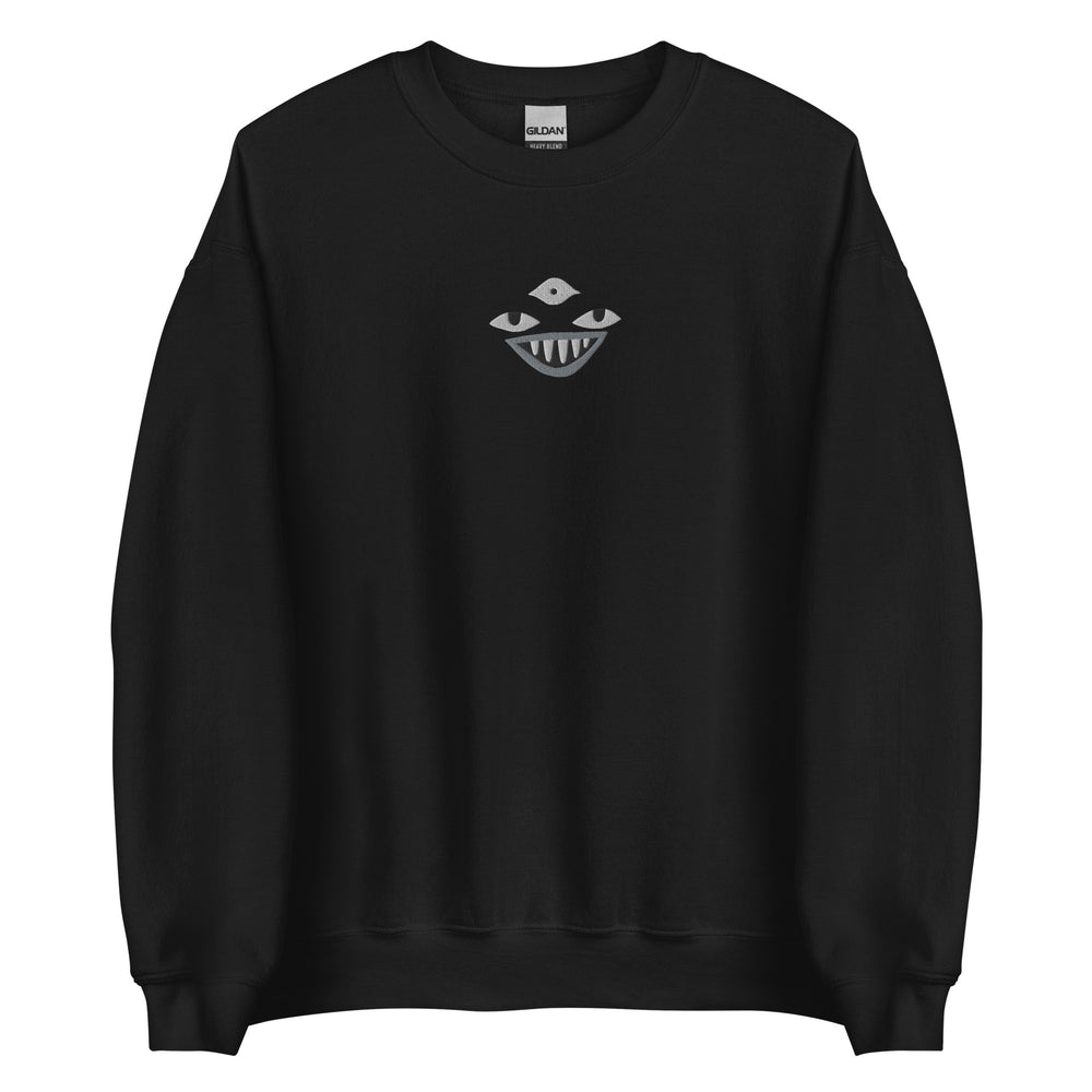 REZIE grey - unisex embroidered sweatshirt