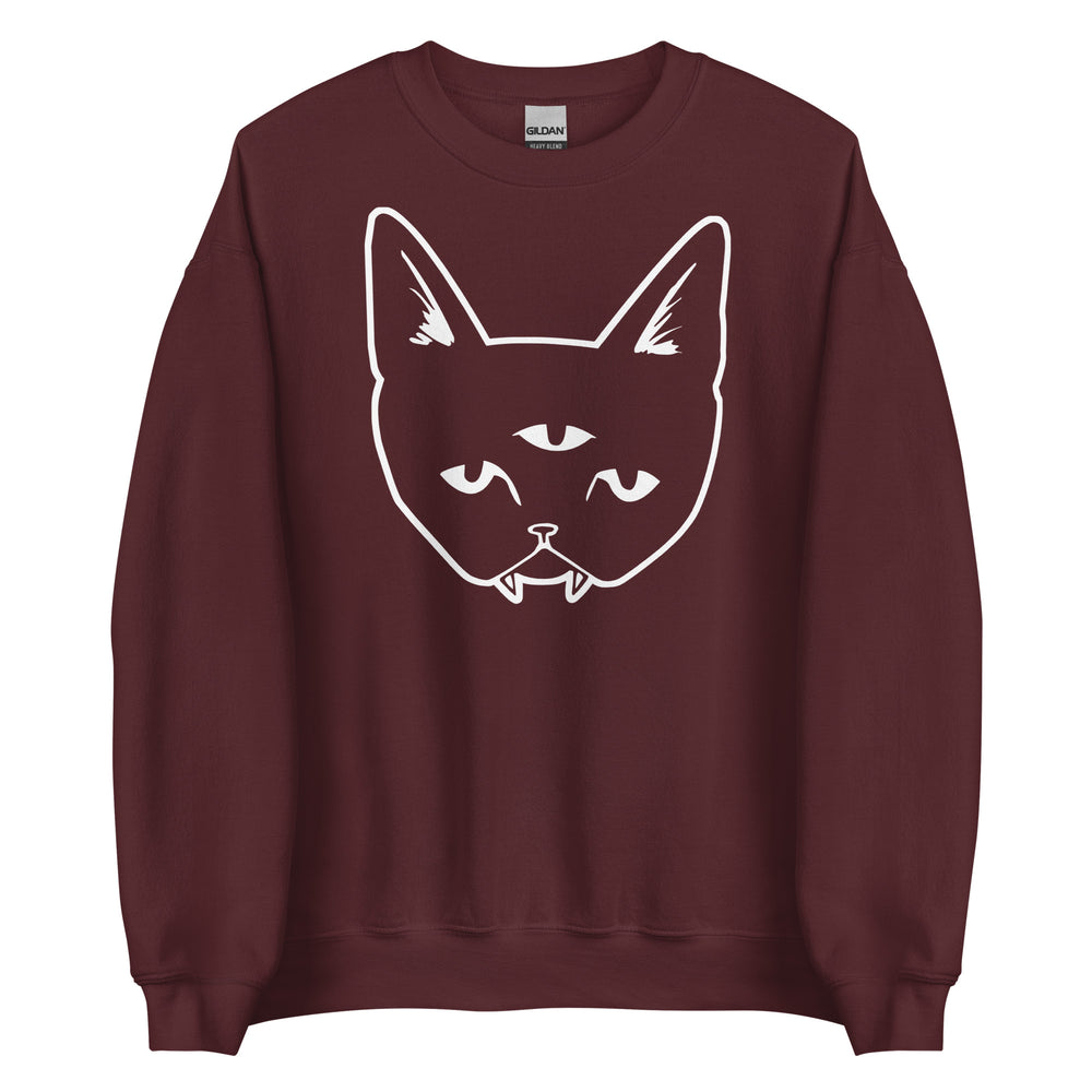 THREE EYED CAT unisex sweatshirt
