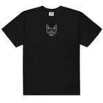 THREE EYED CAT - unisex embroidered shirt