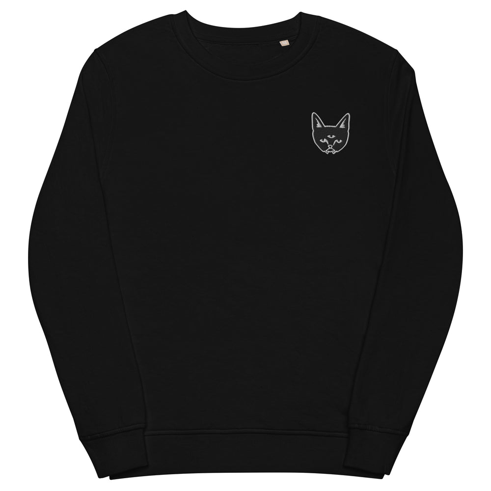 THREE EYED CAT - Unisex organic sweatshirt