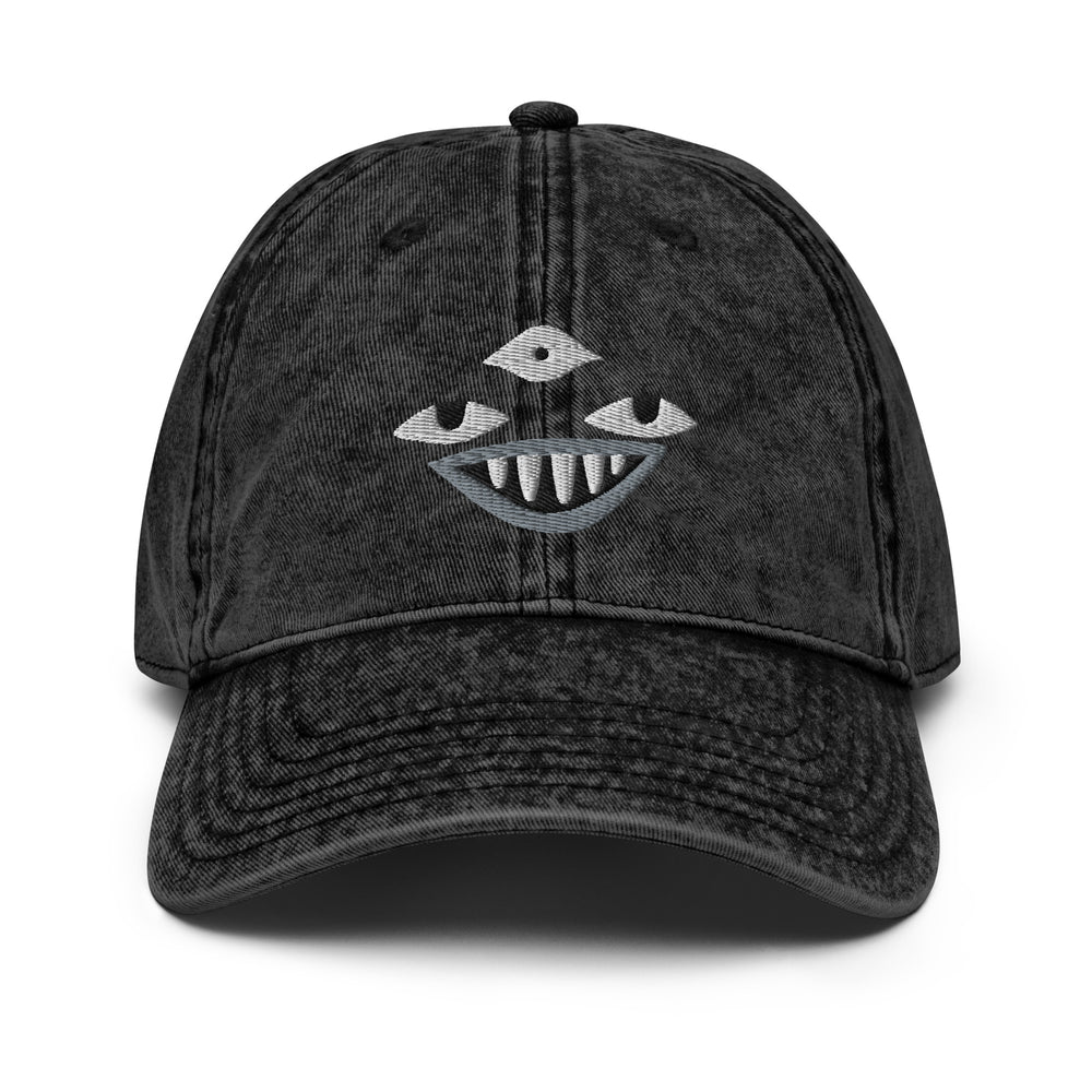 REZIE grey - washed out embroidered hat