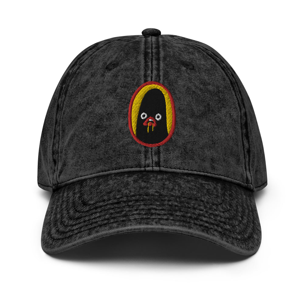 WEIRD WILT - washed out embroidered hat