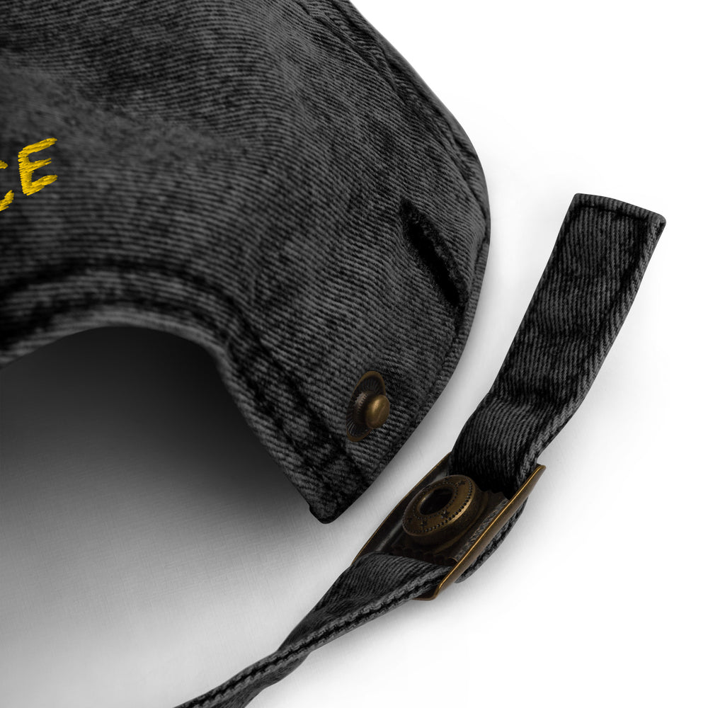 I SEE YOU yellow - washed out black hat