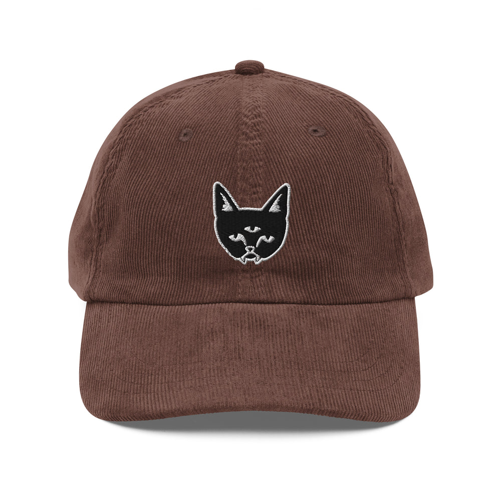 THREE EYED CAT - corduroy hat