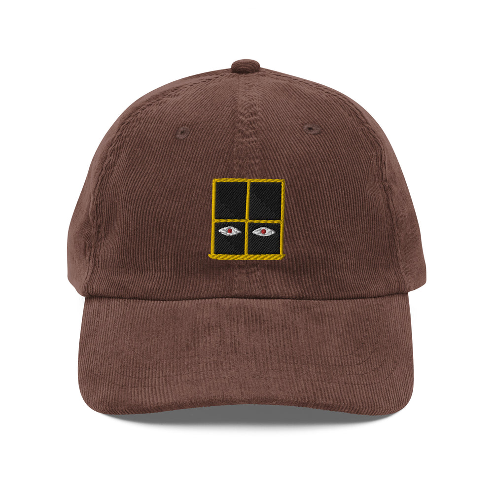 I SEE YOU yellow - corduroy hat
