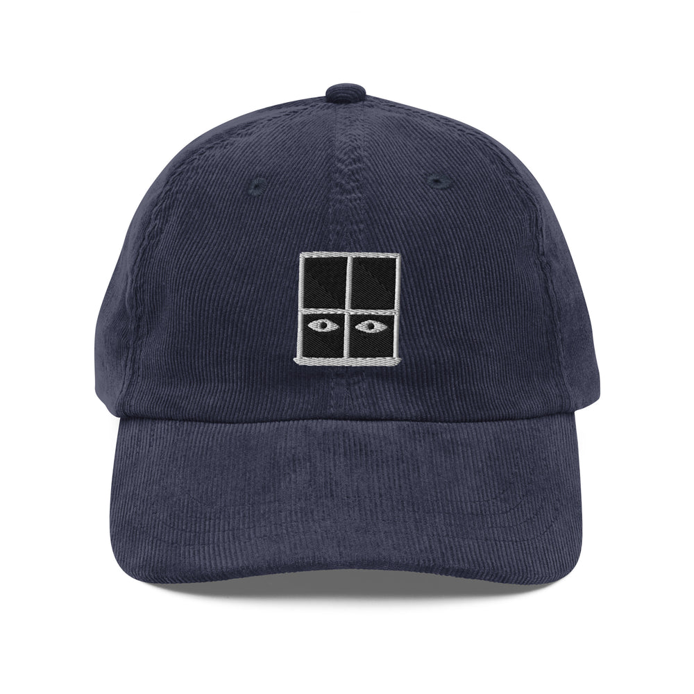 I SEE YOU white window - corduroy hat