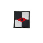 CHECKERED EYES embroidered patch - you choose color