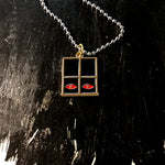 I SEE YOU necklace - ball chain necklace