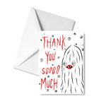 THANK YOU card & envelope