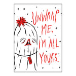 UNWRAP ME card & envelope